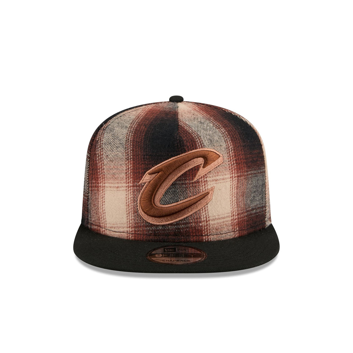 Cleveland Cavaliers Grunge Plaid 9FIFTY A-Frame Adjustable Hat