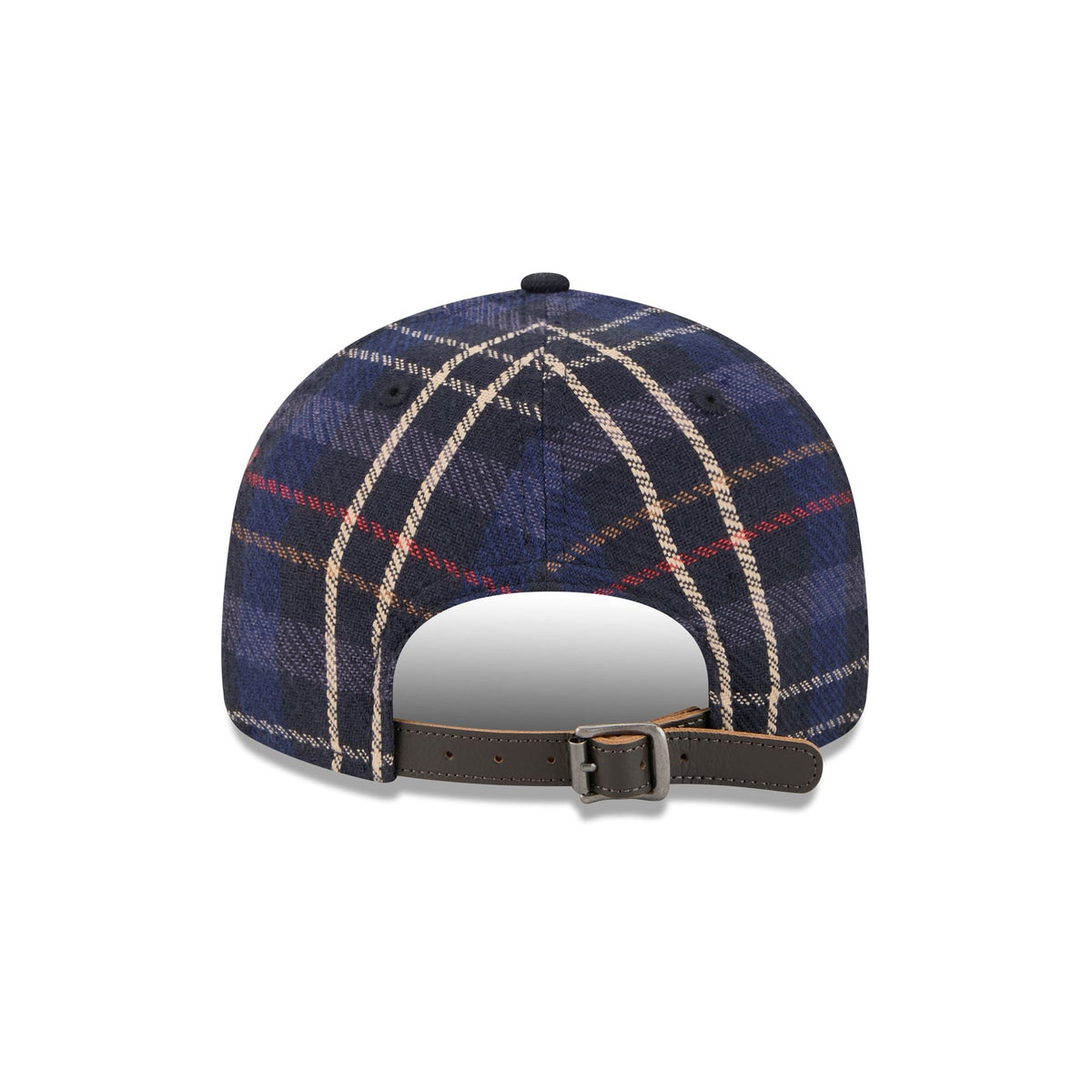 New York Knicks Grunge Plaid Retro Crown 9FIFTY Adjustable Hat
