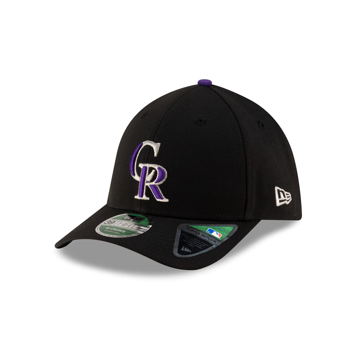 Colorado Rockies Player Replica 39THIRTY M-Crown Stretch Fit Hat
