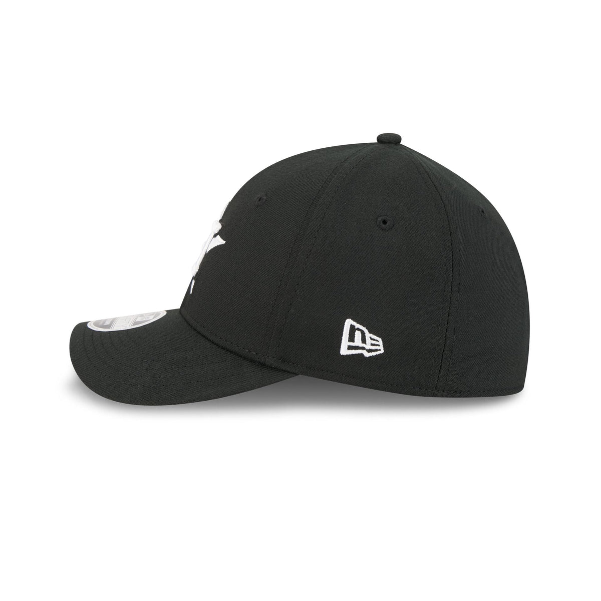 Houston Astros Black and White 39THIRTY M-Crown Stretch Fit Hat