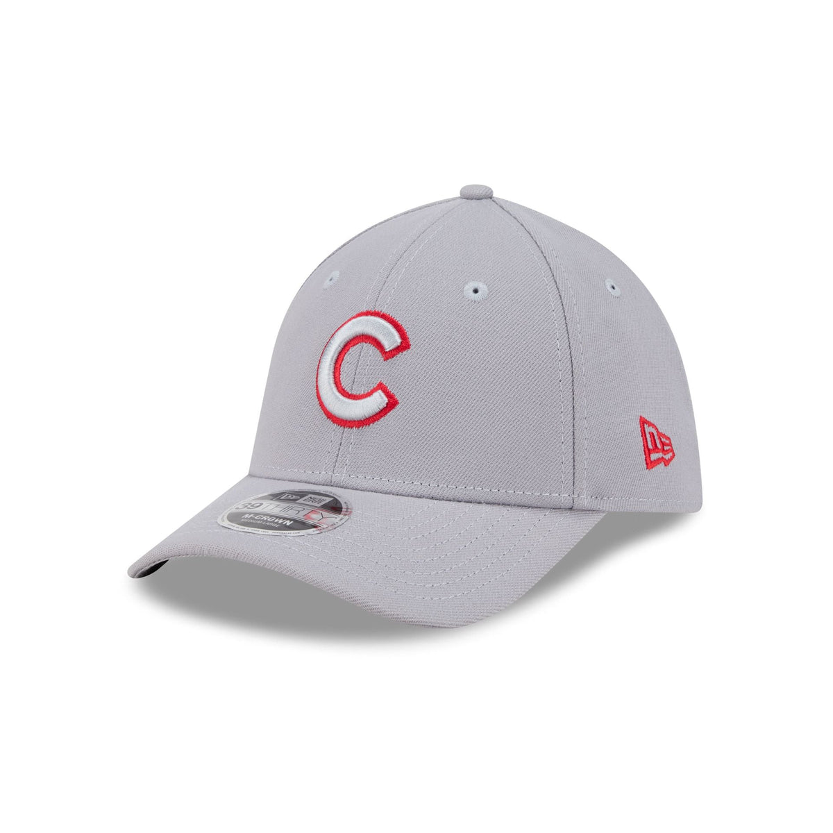 Chicago Cubs Gray 39THIRTY M-Crown Stretch Fit Hat