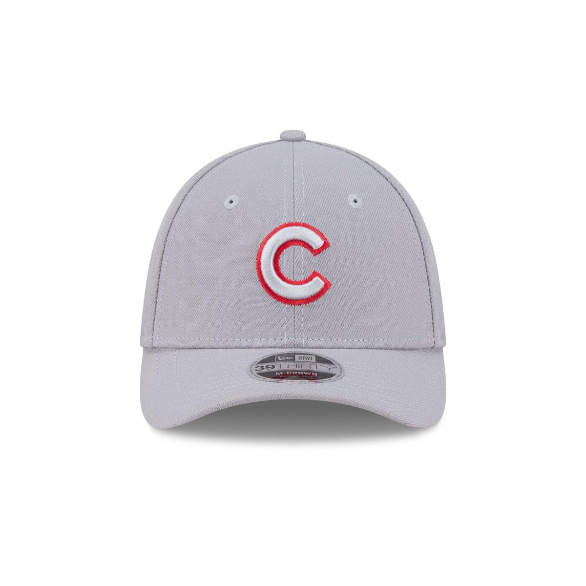 Chicago Cubs Gray 39THIRTY M-Crown Stretch Fit Hat