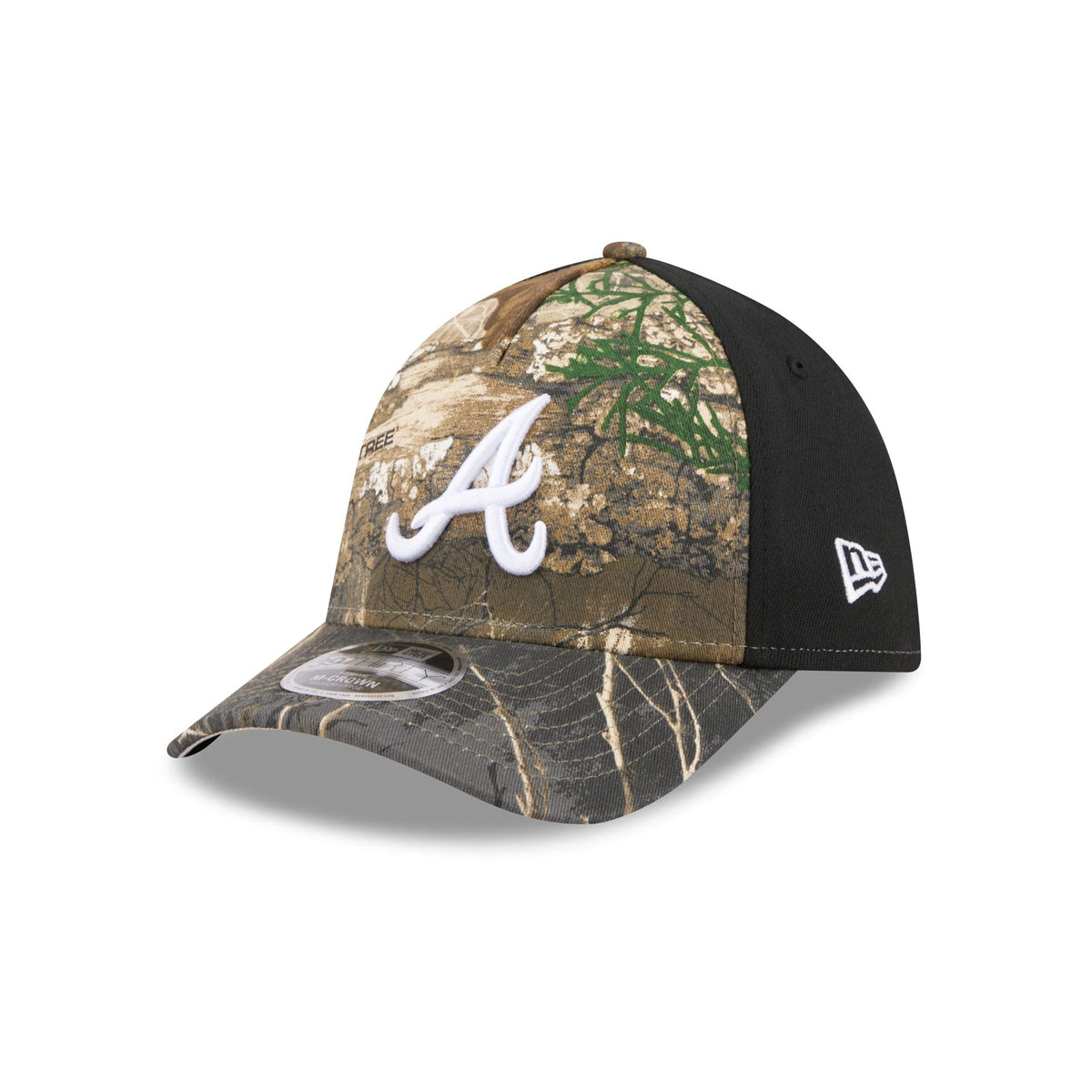 Atlanta Braves Realtree 39THIRTY M-Crown A-Frame Stretch Fit Hat