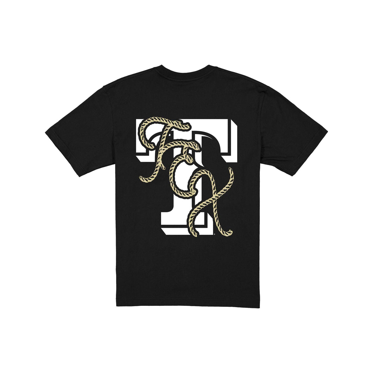 Texas Rangers Lasso Black T-Shirt