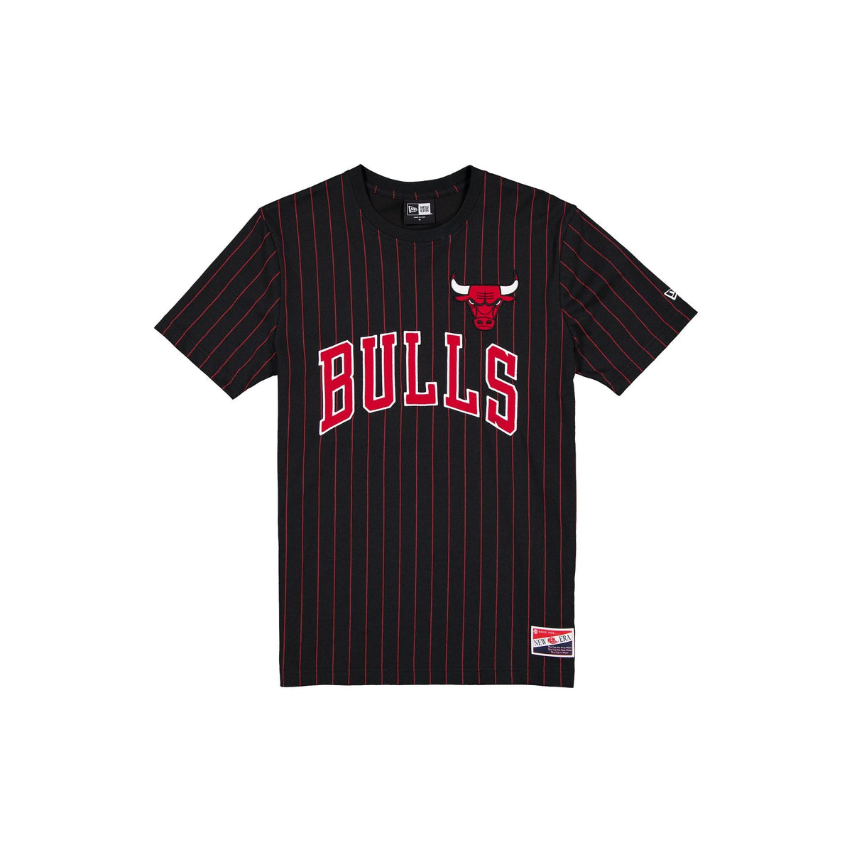 Chicago Bulls Throwback Applique Pinstripe T-Shirt