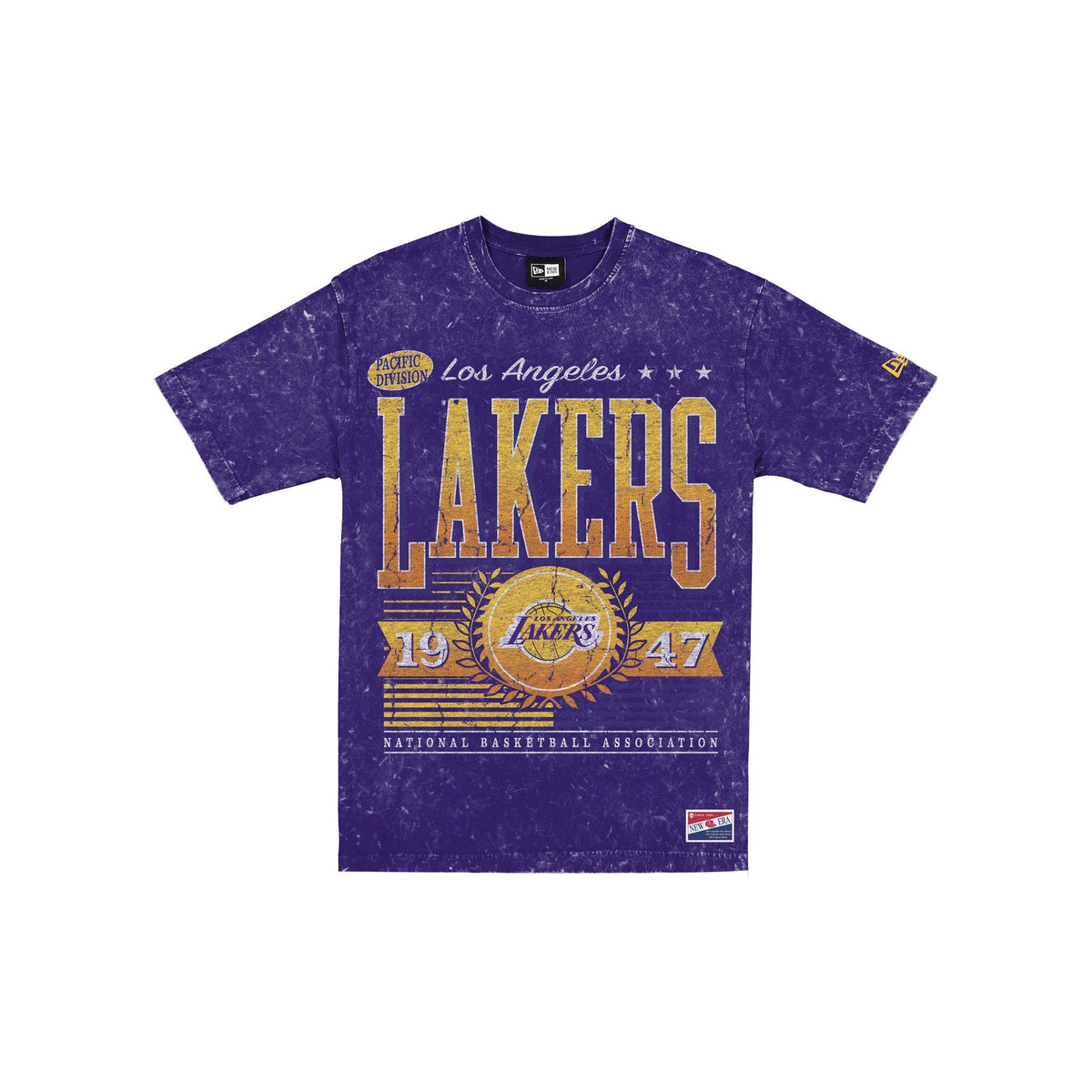 Los Angeles Lakers Throwback Vintage Wash T-Shirt