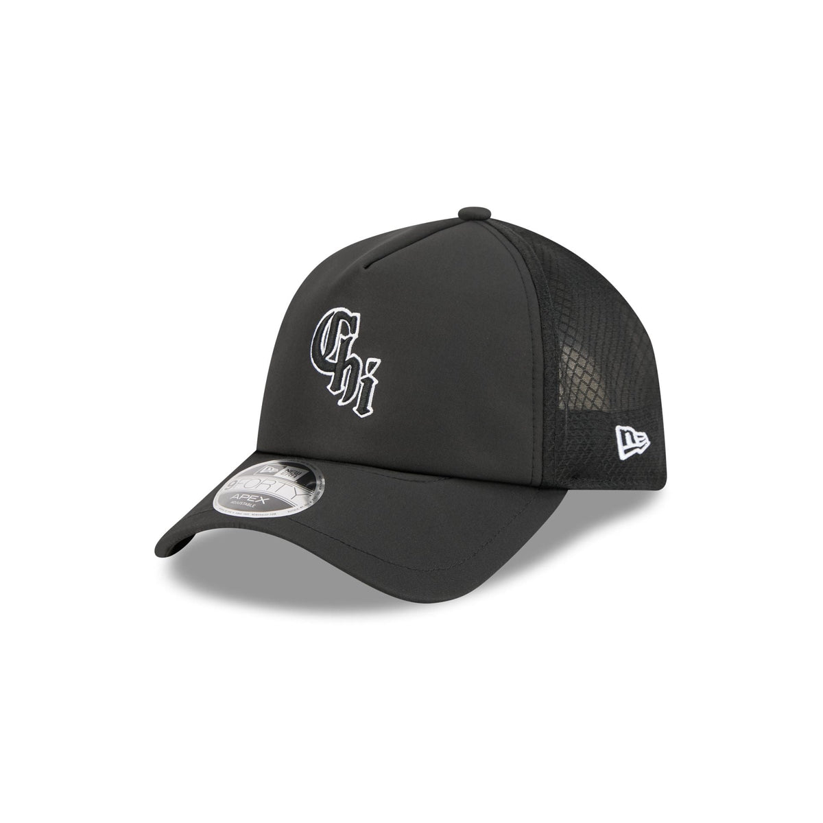 Chicago White Sox 2026 Batting Practice Alt Chi 9FORTY APEX Trucker Hat