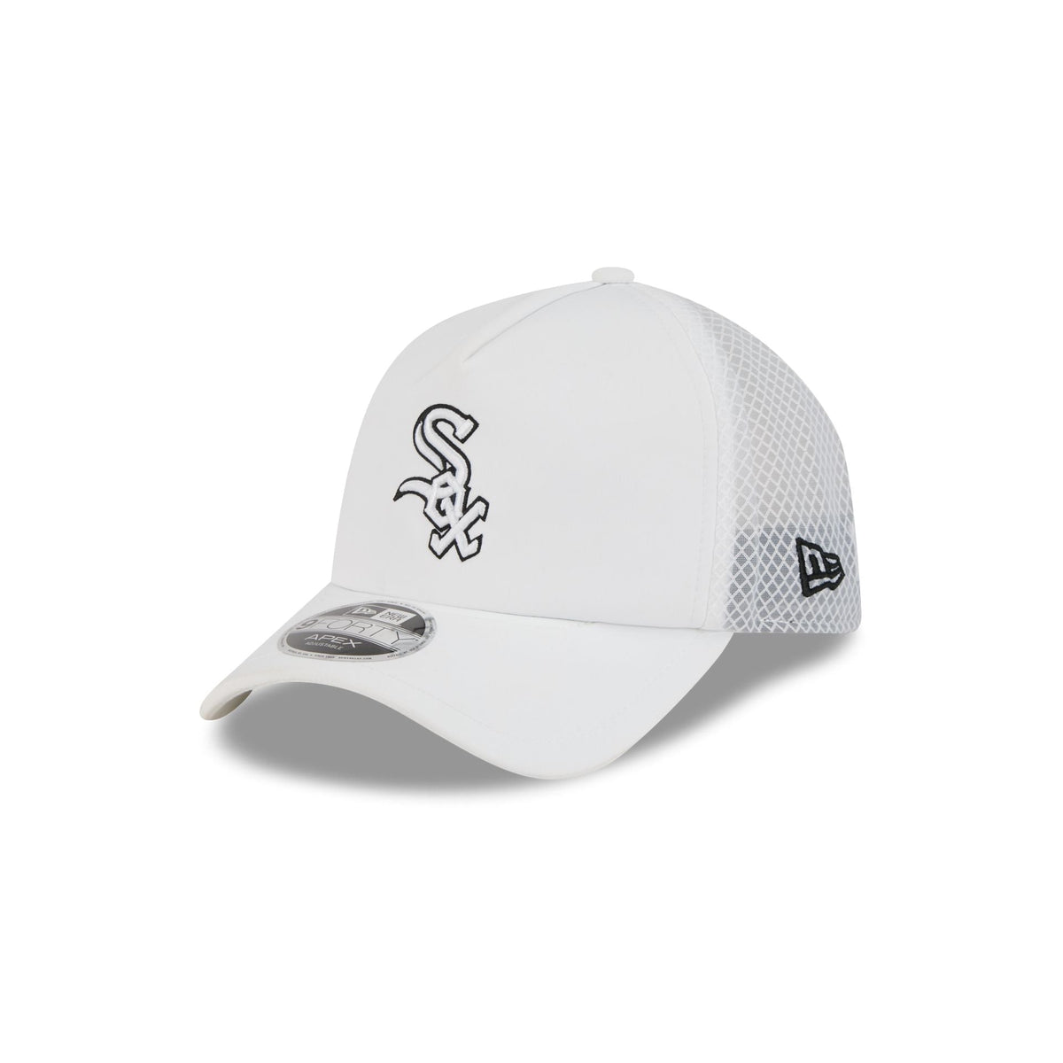 Chicago White Sox 2026 Batting Practice White 9FORTY APEX Trucker Hat