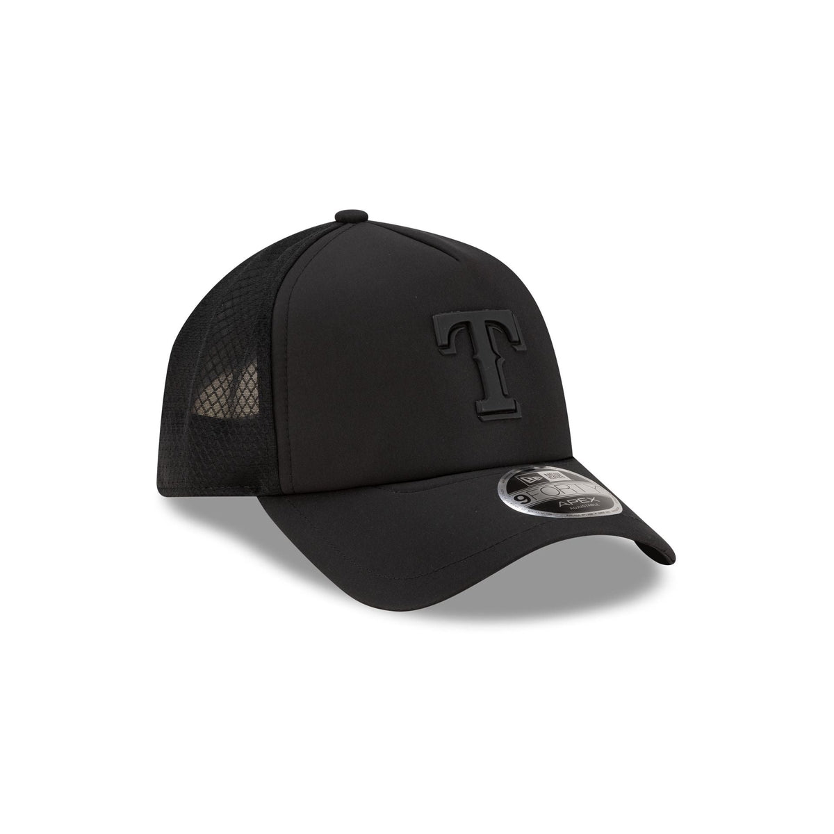 Texas Rangers 2026 Batting Practice Black 9FORTY APEX Trucker Hat