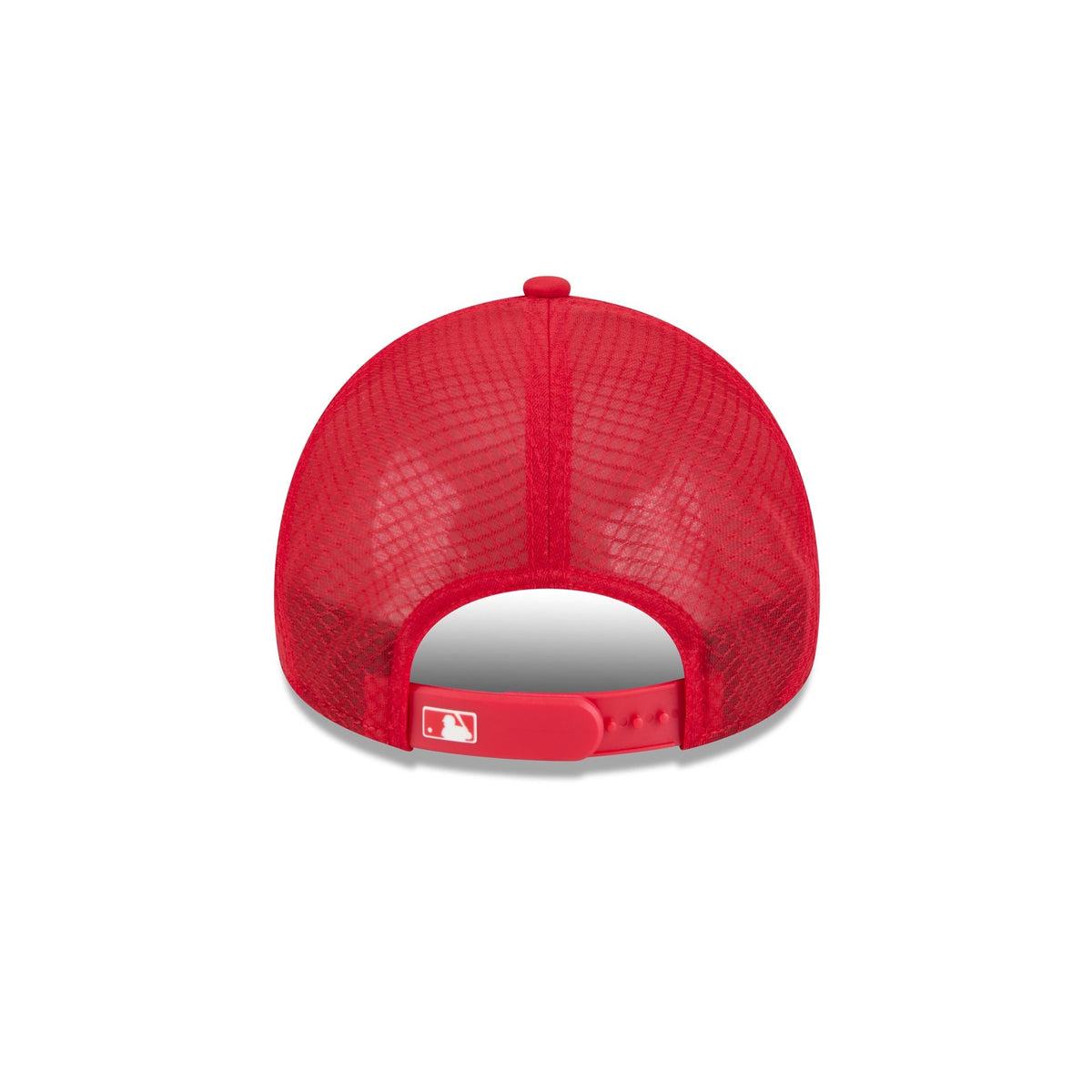 Philadelphia Phillies 2026 Batting Practice Alt Red Bell 9FORTY APEX Trucker Hat