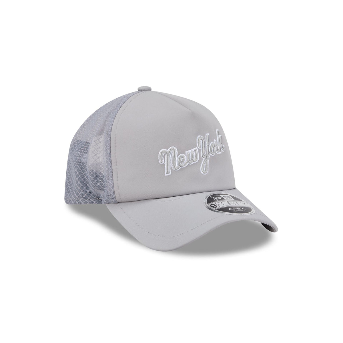 New York Mets 2026 Batting Practice Gray 9FORTY APEX Trucker Hat