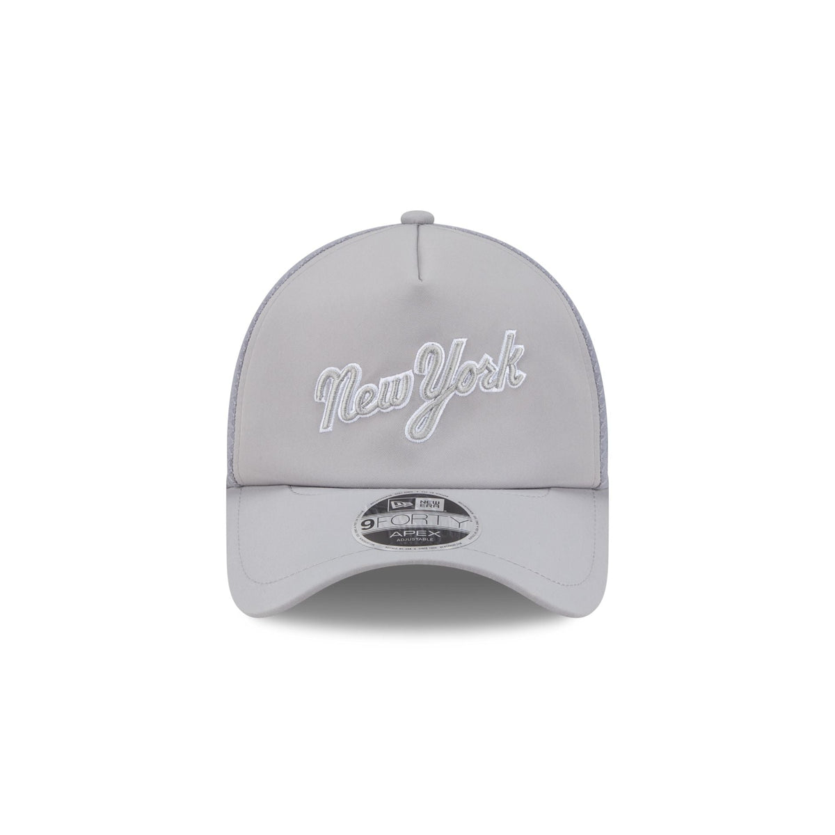 New York Mets 2026 Batting Practice Gray 9FORTY APEX Trucker Hat