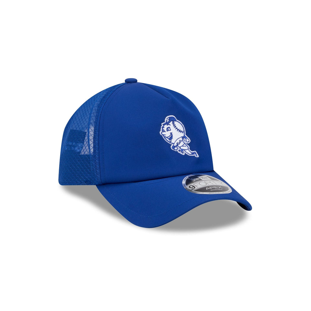 New York Mets 2026 Batting Practice Alt Mr. Met 9FORTY APEX Trucker Hat