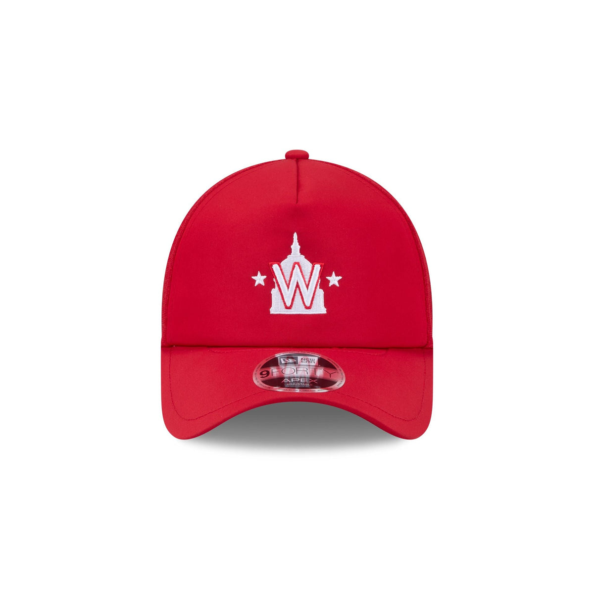 Washington Nationals 2026 Batting Practice Alt W 9FORTY APEX Trucker Hat