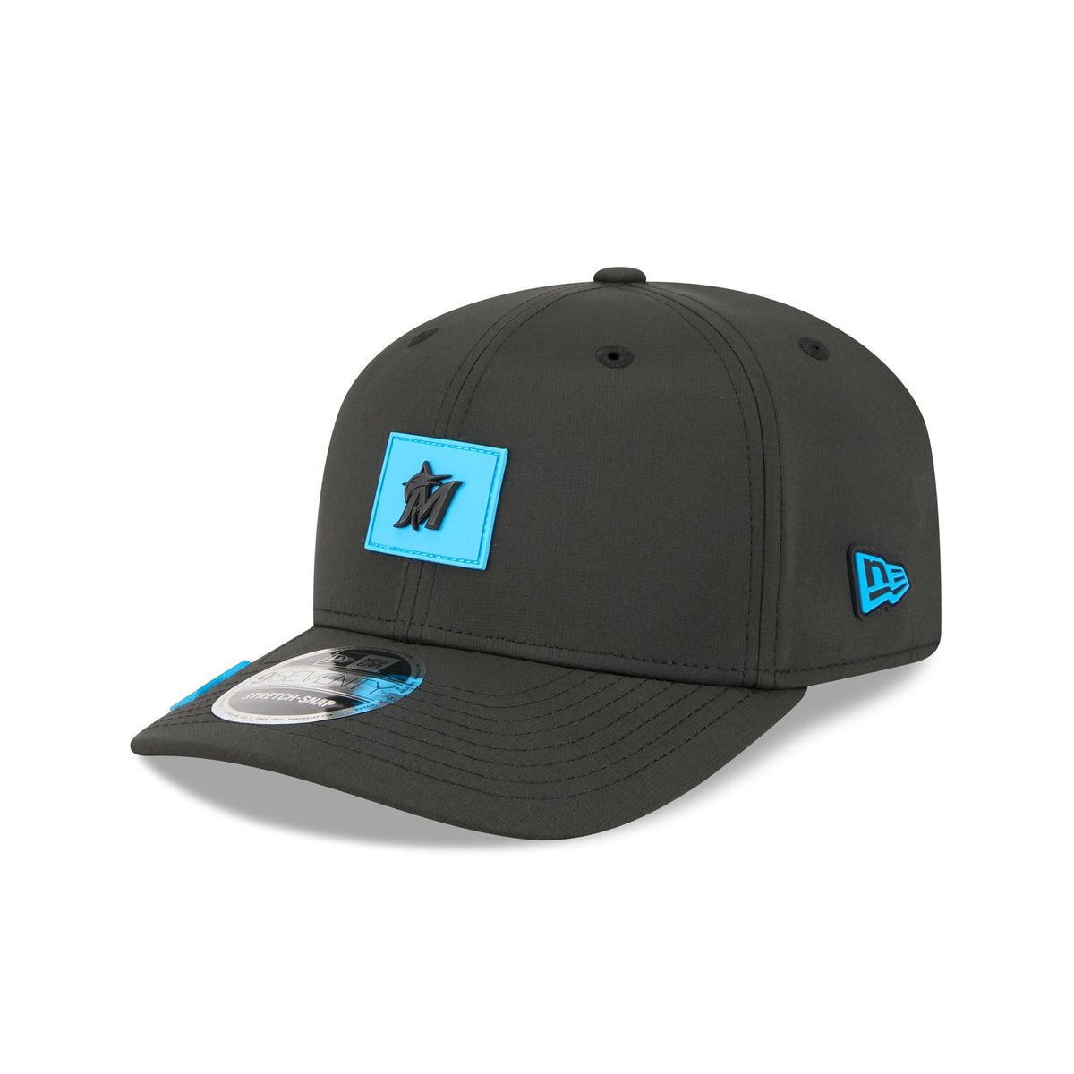 Miami Marlins 2026 Clubhouse 9SEVENTY Stretch-Snap Hat