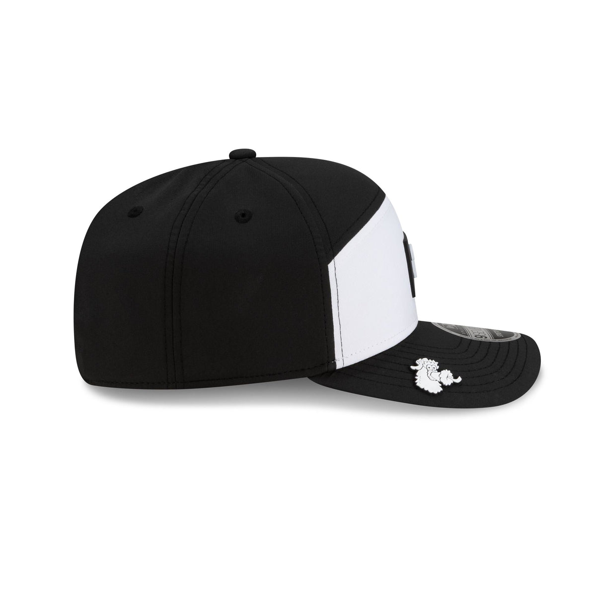 Philadelphia Phillies 2026 Clubhouse Black & White Split Panel 9SEVENTY Stretch-Snap Hat