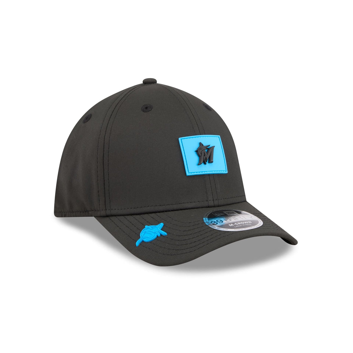 Miami Marlins 2026 Clubhouse 39THIRTY M-Crown Stretch Fit Hat