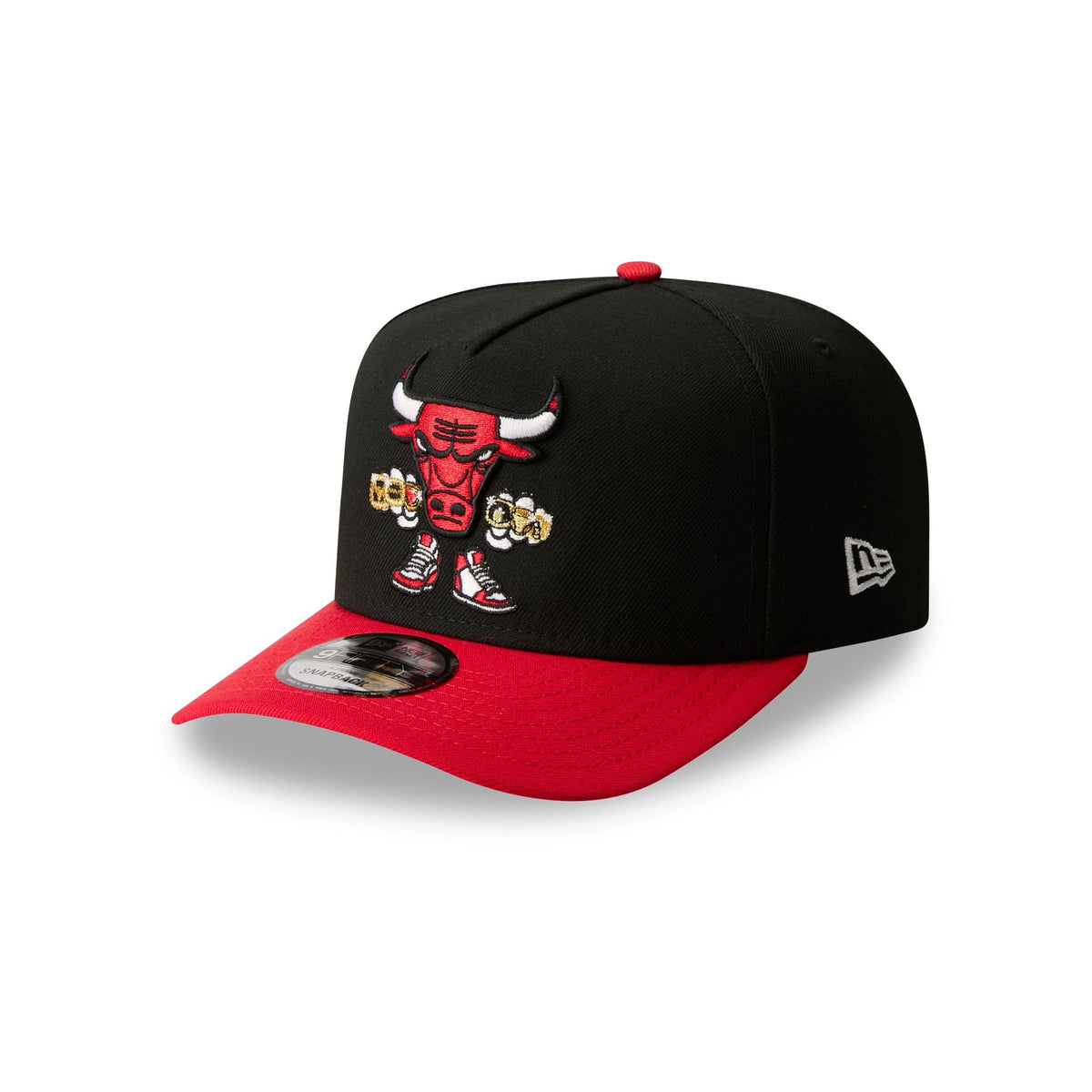 Chicago Bulls Cartoon 9FIFTY A-Frame Snapback Hat