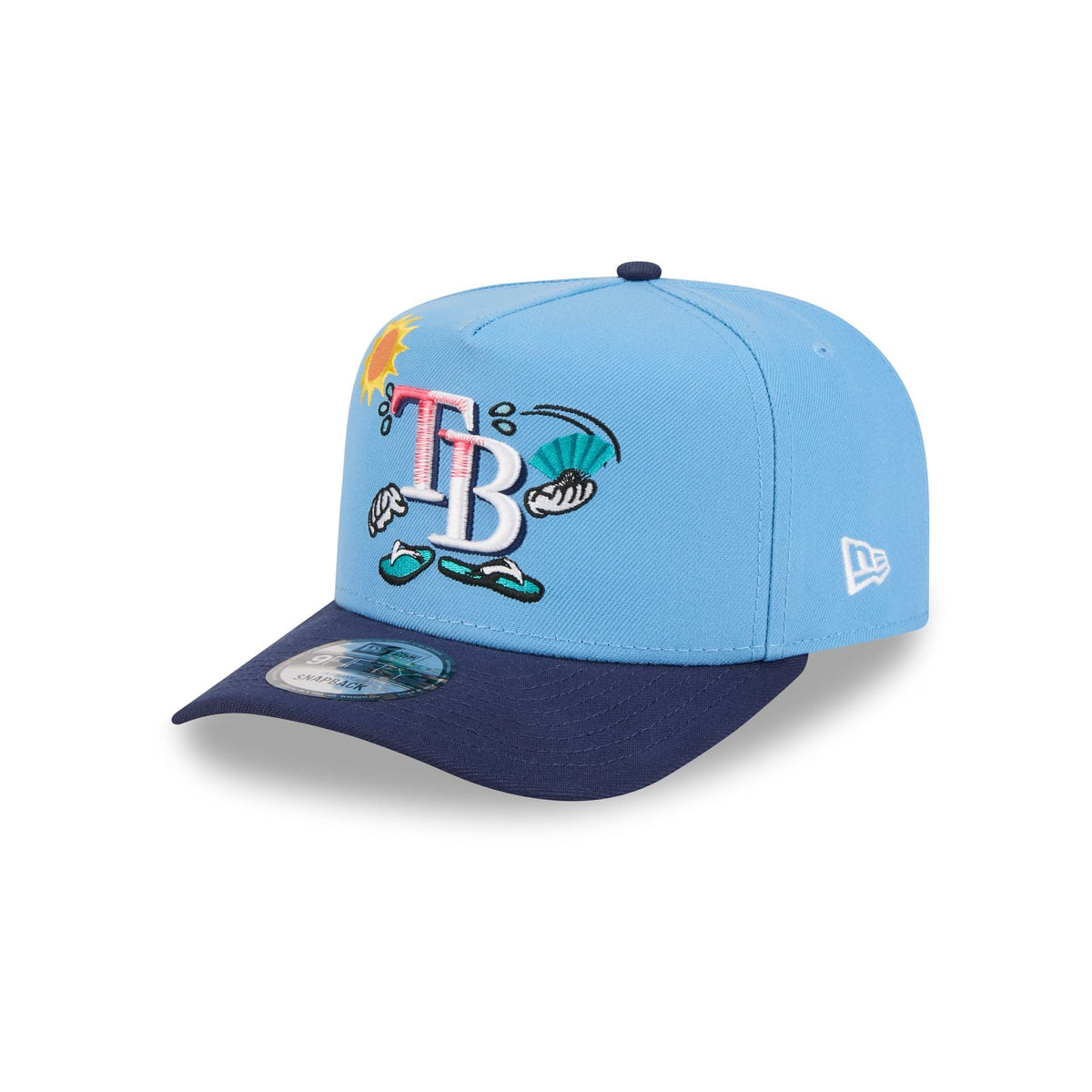 Tampa Bay Rays Cartoon 9FIFTY A-Frame Snapback Hat