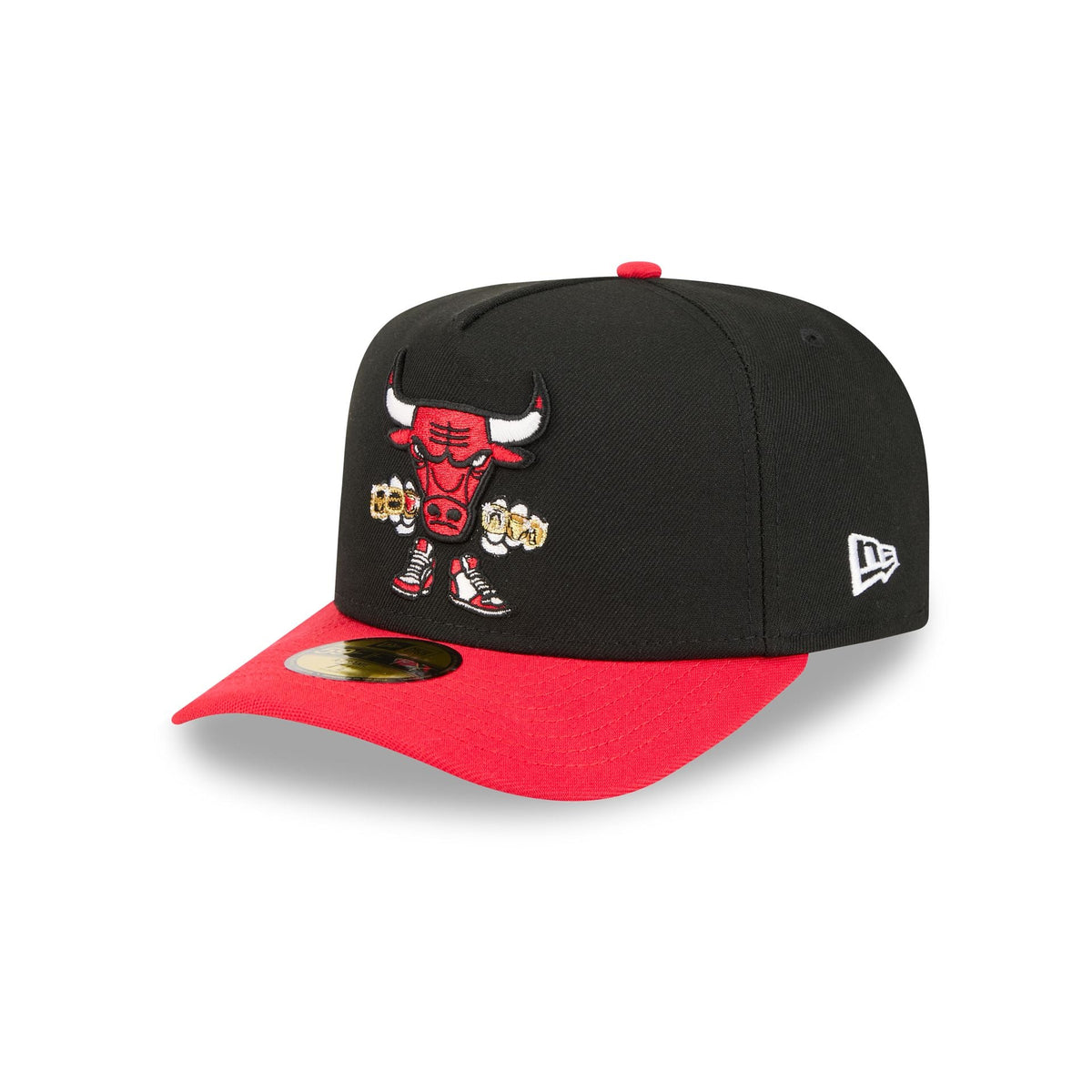 Chicago Bulls Cartoon 59FIFTY A-Frame Fitted Hat