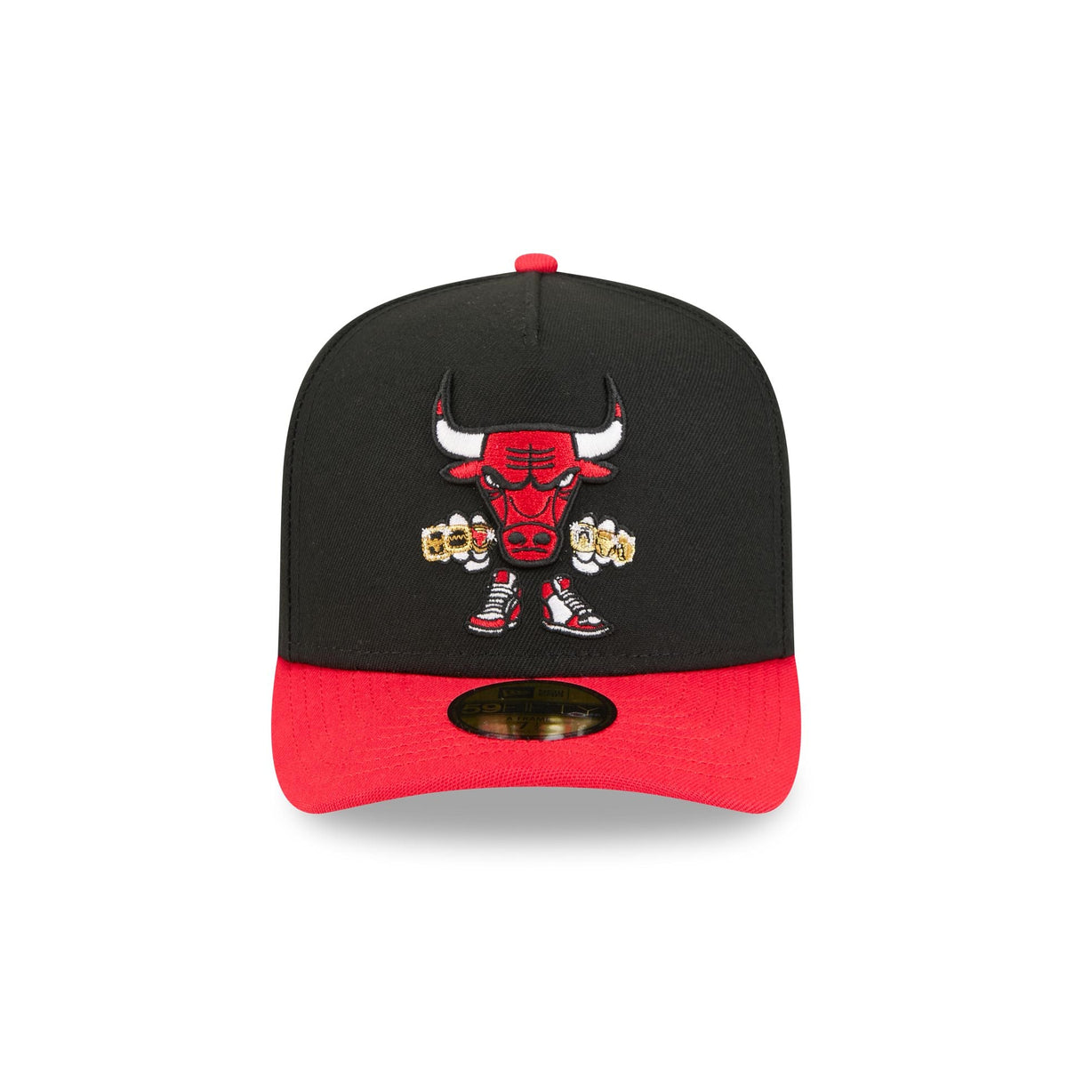 Chicago Bulls Cartoon 59FIFTY A-Frame Fitted Hat