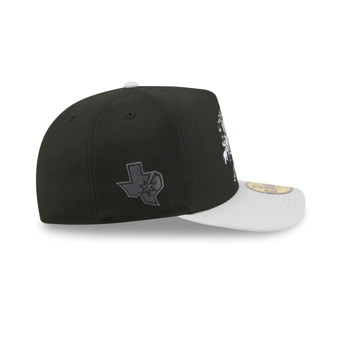 San Antonio Spurs Cartoon 59FIFTY A-Frame Fitted Hat