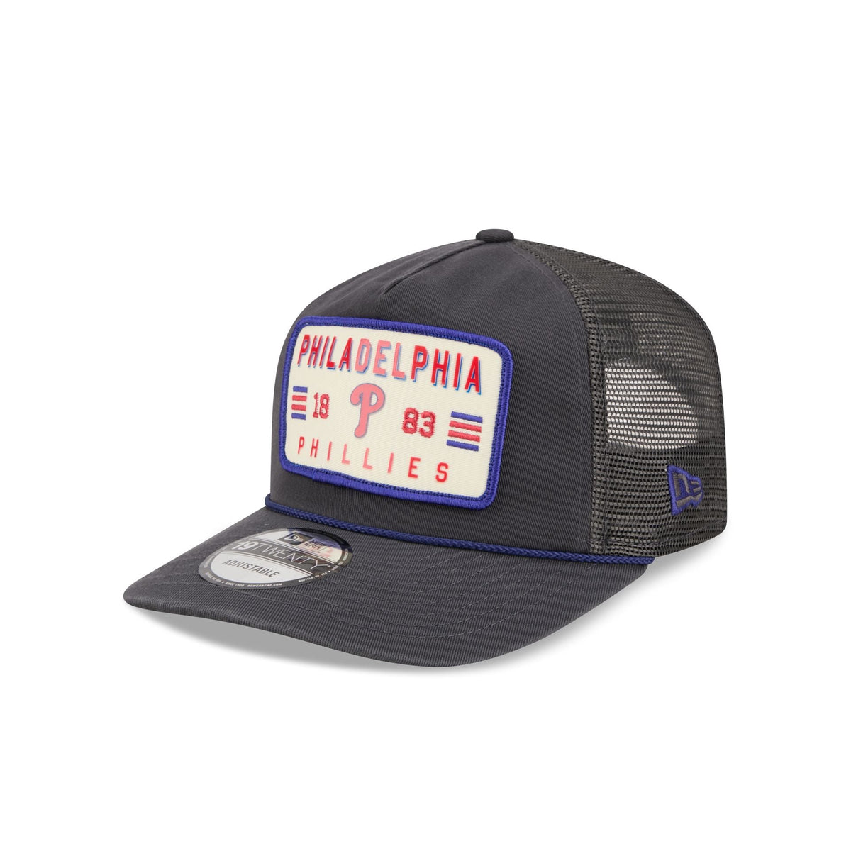 Philadelphia Phillies Washed Graphite 19TWENTY Trucker Hat
