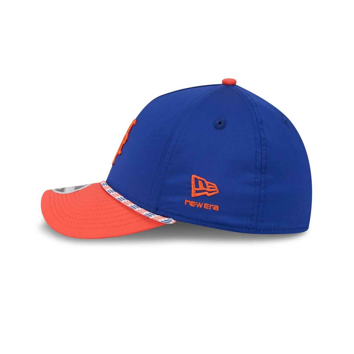 New York Mets Rope 39THIRTY M-Crown A-Frame Stretch Fit Hat