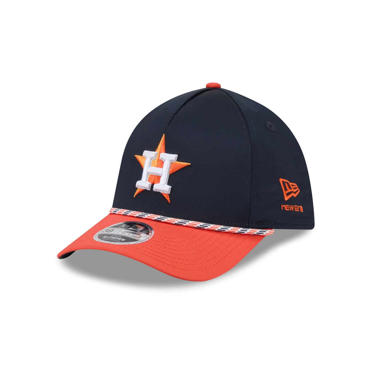 Houston Astros Rope 39THIRTY M-Crown A-Frame Stretch Fit Hat