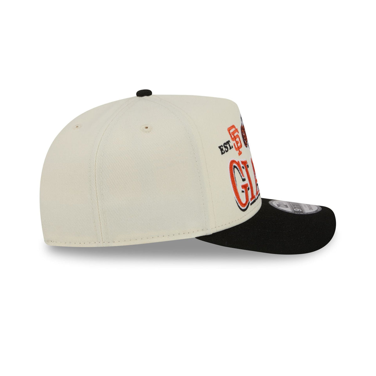 San Francisco Giants Three Hit Chrome White 9FIFTY A-Frame Snapback Hat