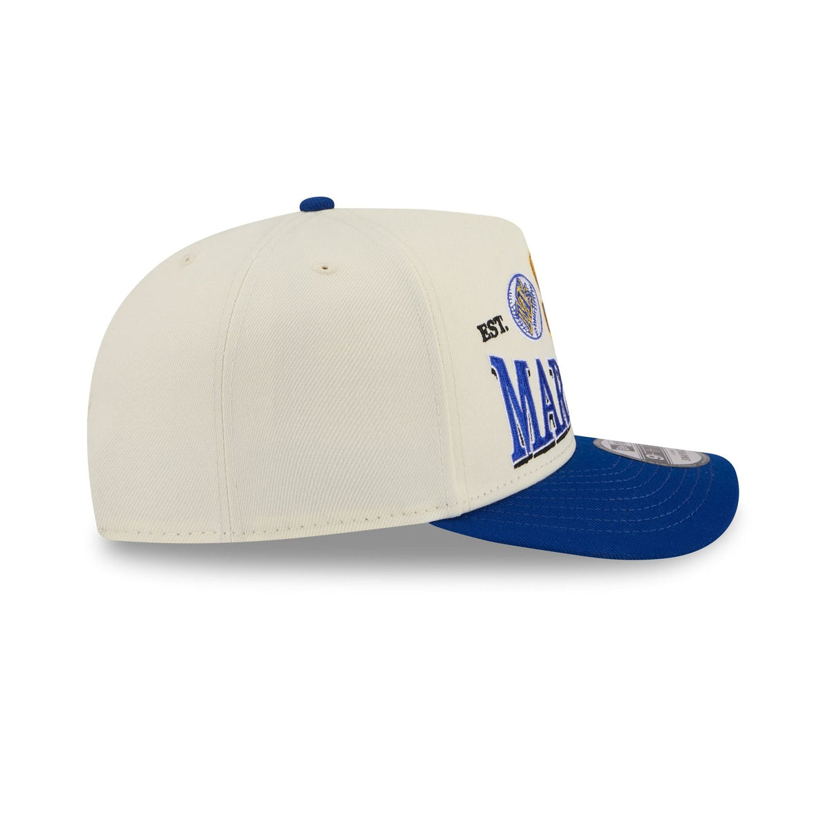 Seattle Mariners Three Hit Chrome White 9FIFTY A-Frame Snapback Hat