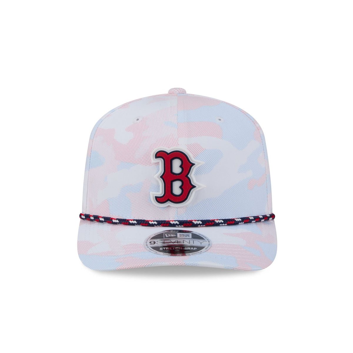 Boston Red Sox White Camo Performance Rope 9SEVENTY Stretch-Snap Hat