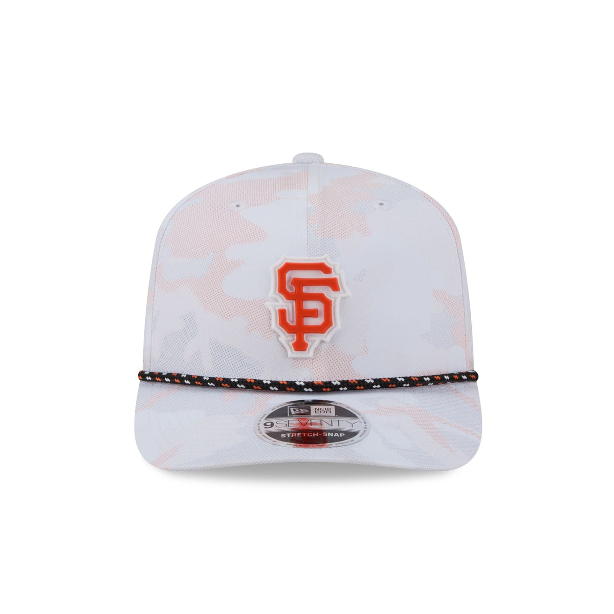 San Francisco Giants White Camo Performance Rope 9SEVENTY Stretch-Snap Hat