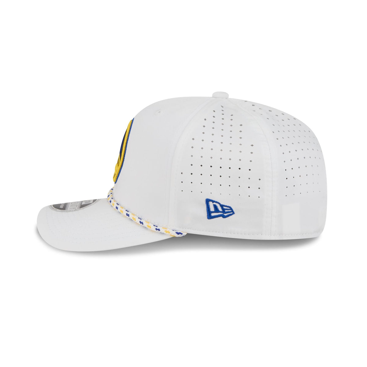 Golden State Warriors Optic White Performance Rope 9SEVENTY Stretch-Snap Hat
