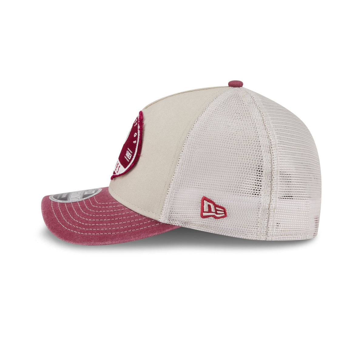 Philadelphia Phillies Frayed 9FORTY M-Crown A-Frame Trucker Hat