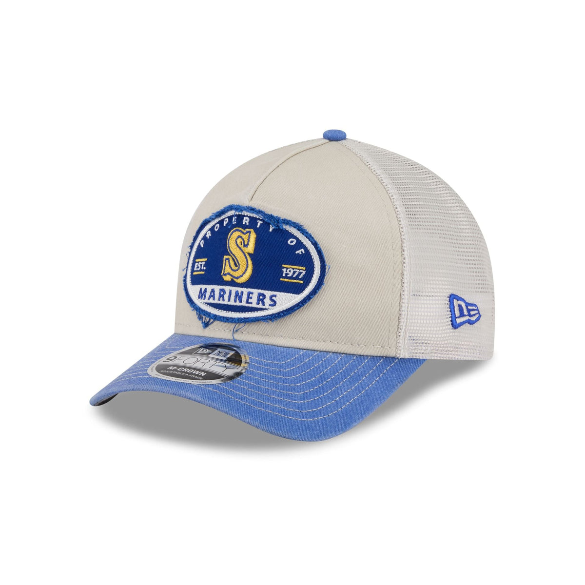 Seattle Mariners Frayed 9FORTY M-Crown A-Frame Trucker Hat