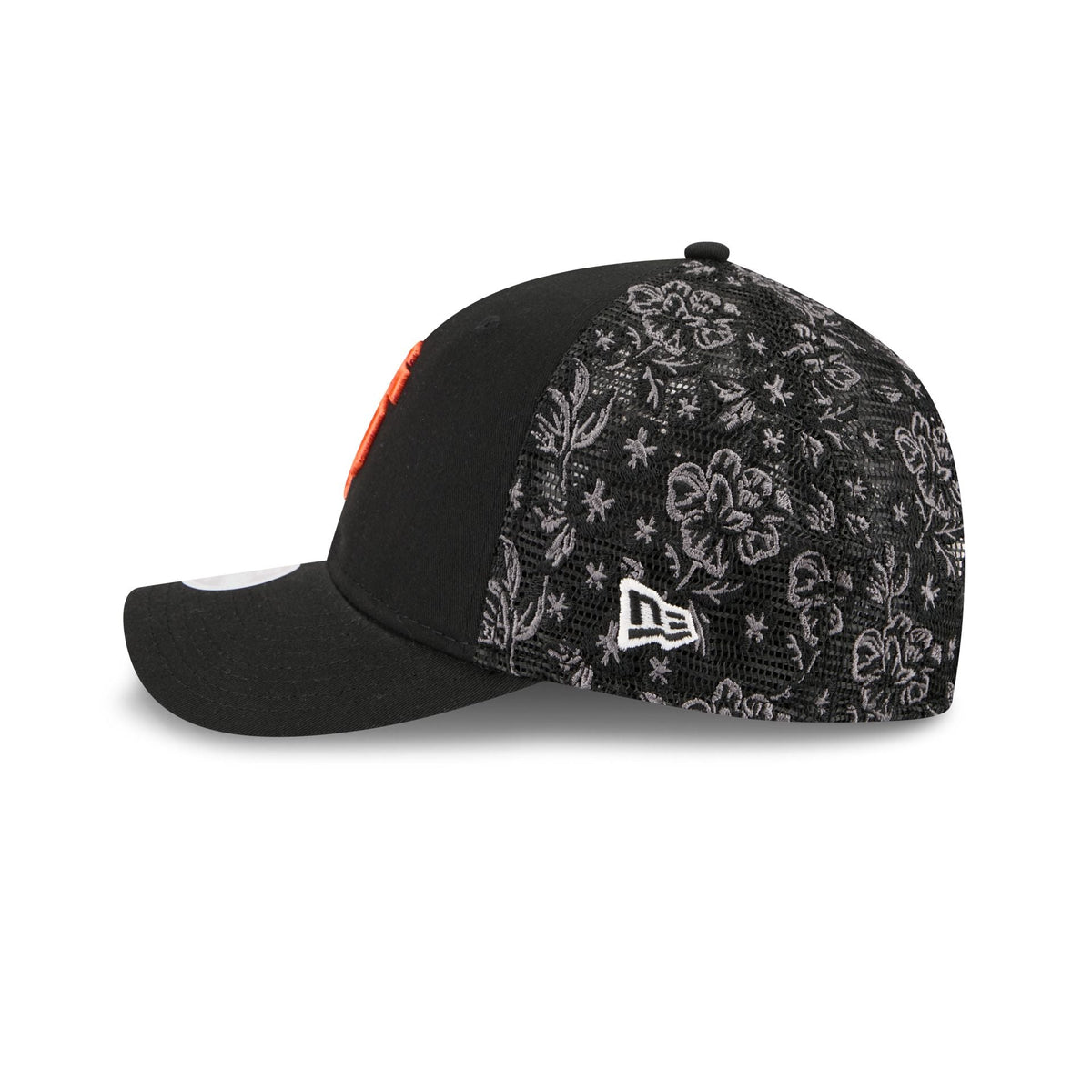 San Francisco Giants Floral Mesh Women's 9FORTY M-Crown Trucker Hat