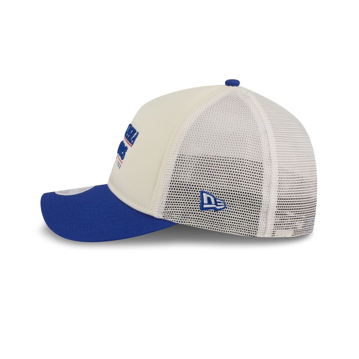 Philadelphia 76ers Retro Chrome Women's White 9FORTY M-Crown A-Frame Trucker Hat