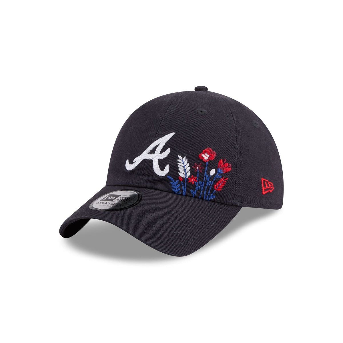 Atlanta Braves Wildflower Casual Classic Adjustable Hat