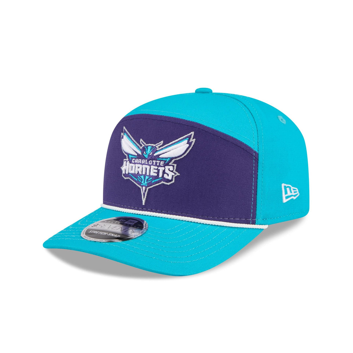 Charlotte Hornets Split Panel 9SEVENTY Stretch-Snap Hat