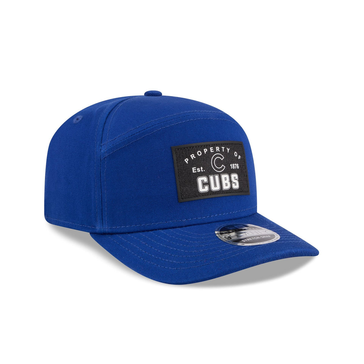 Chicago Cubs Property of Patch Split Panel 9SEVENTY Stretch-Snap Hat