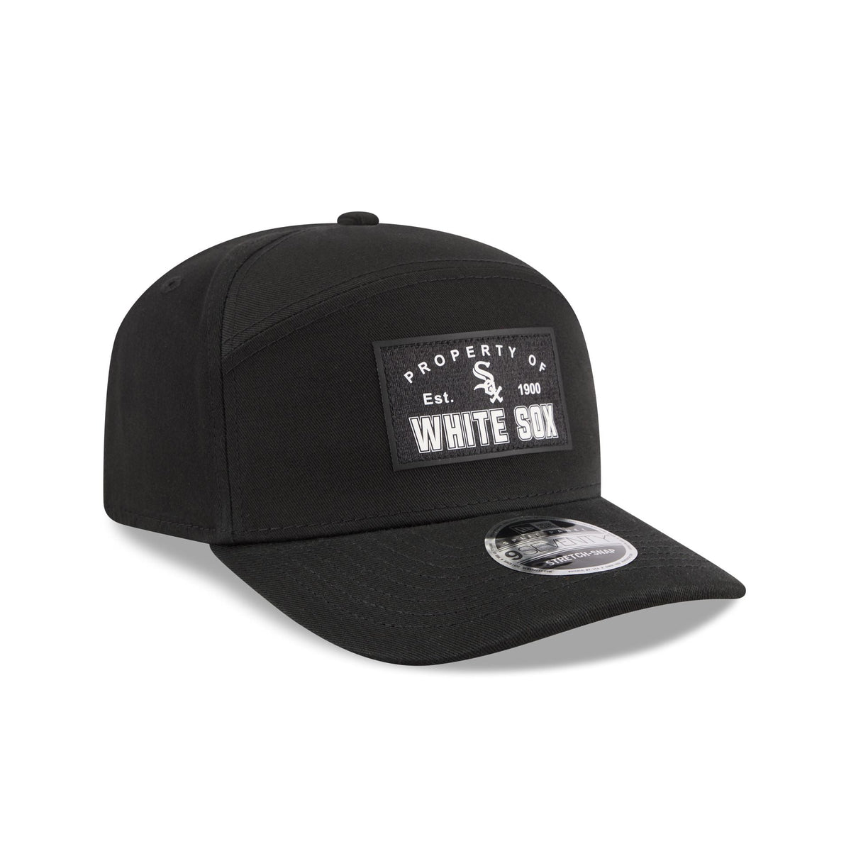Chicago White Sox Property of Patch Split Panel 9SEVENTY Stretch-Snap Hat