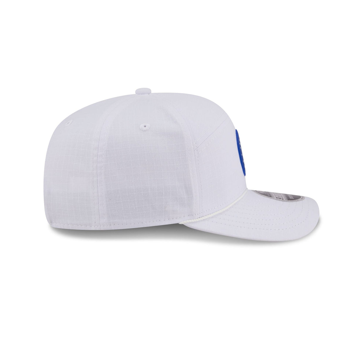 Los Angeles Dodgers Circle Logo White Split Panel 9SEVENTY Stretch-Snap Hat