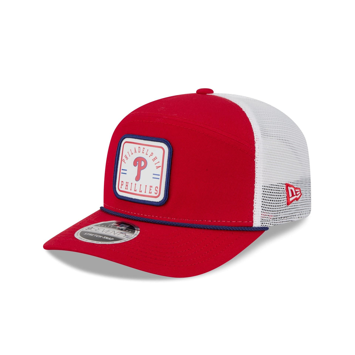 Philadelphia Phillies Square Patch Split Panel 9SEVENTY Trucker Hat