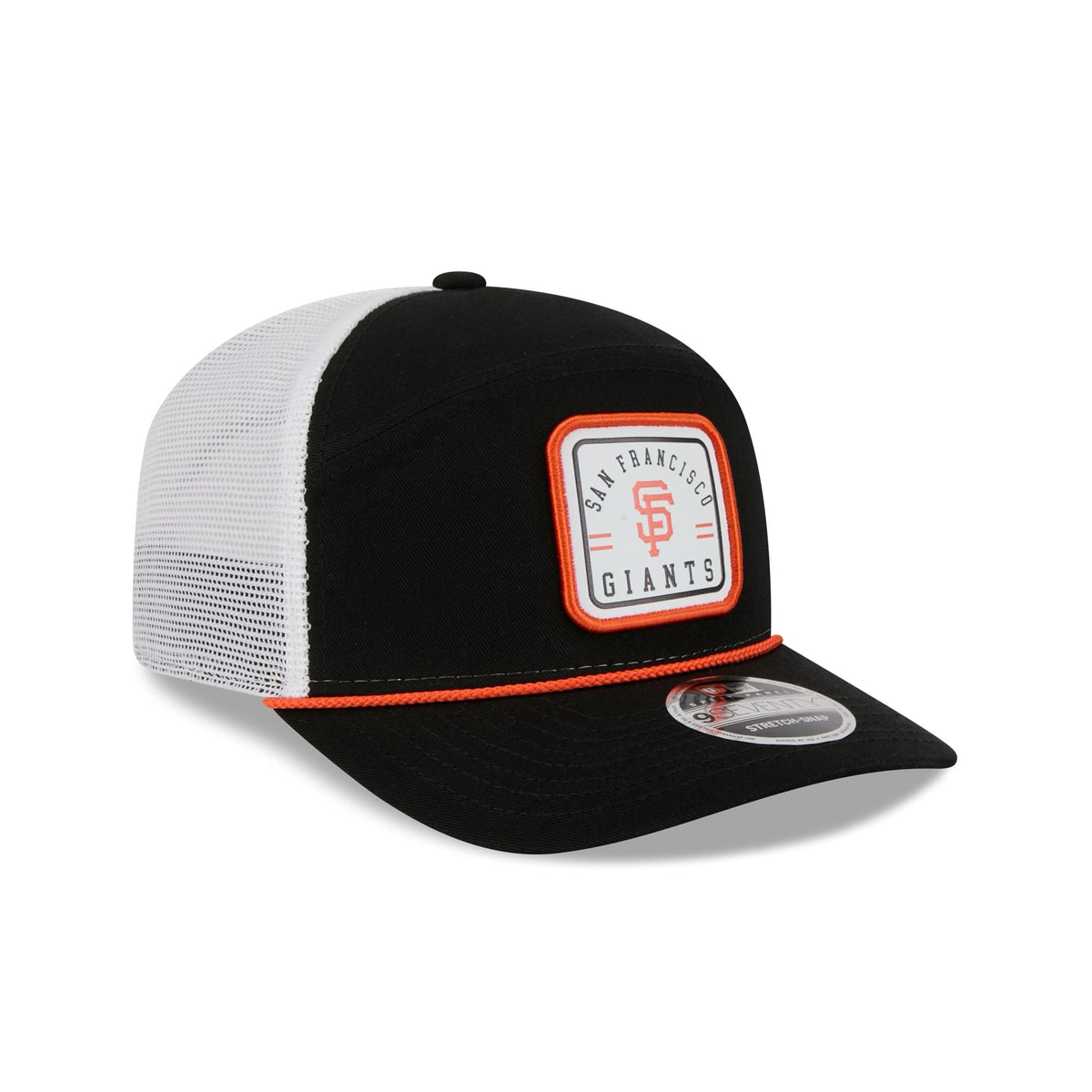 San Francisco Giants Square Patch Split Panel 9SEVENTY Trucker Hat