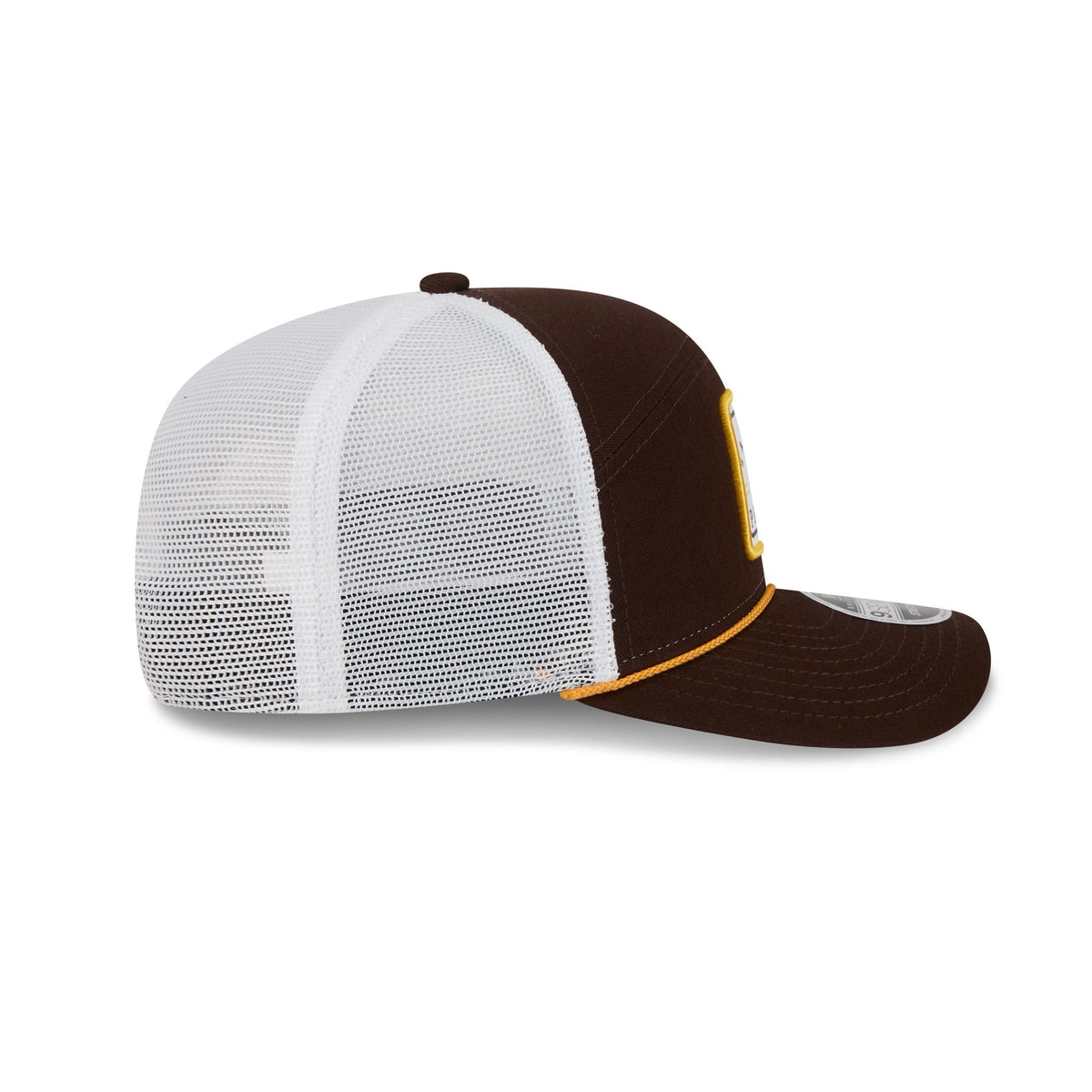 San Diego Padres Square Patch Split Panel 9SEVENTY Trucker Hat