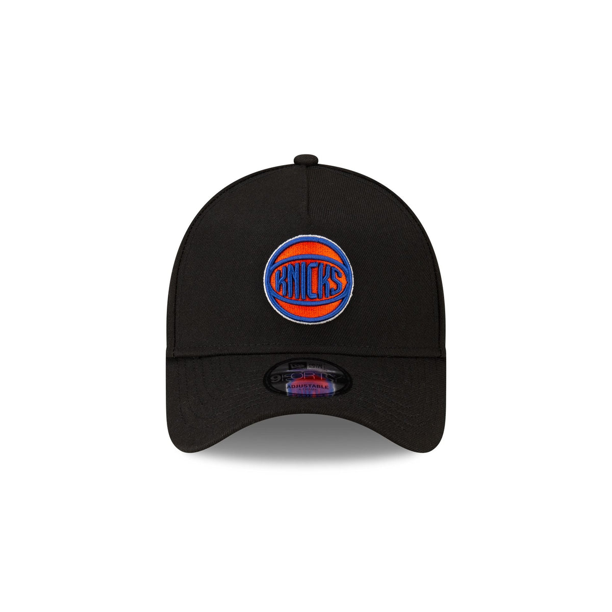 Malbon x New York Knicks Black 9FORTY A-Frame Snapback Hat