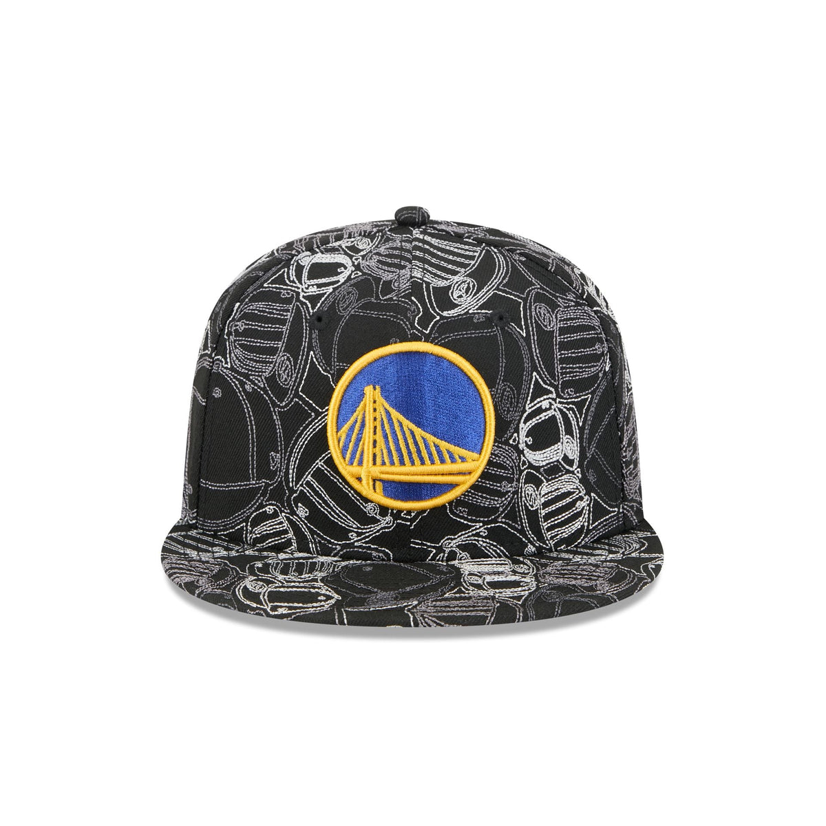 Golden State Warriors Cap Scramble 59FIFTY Fitted Hat