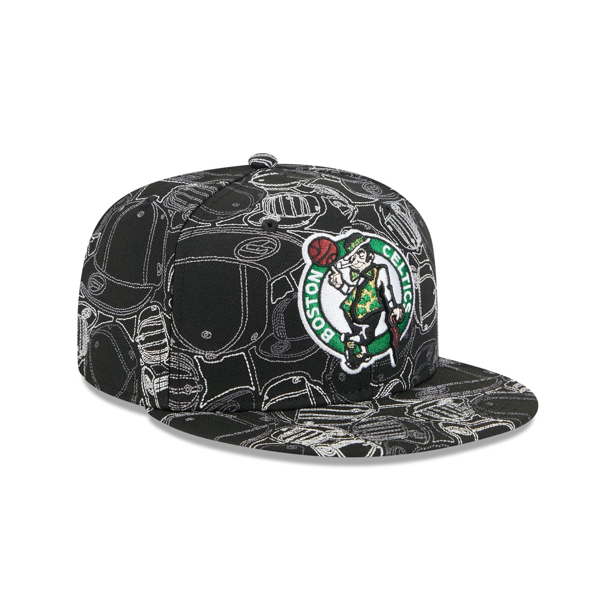 Boston Celtics Cap Scramble 59FIFTY Fitted Hat