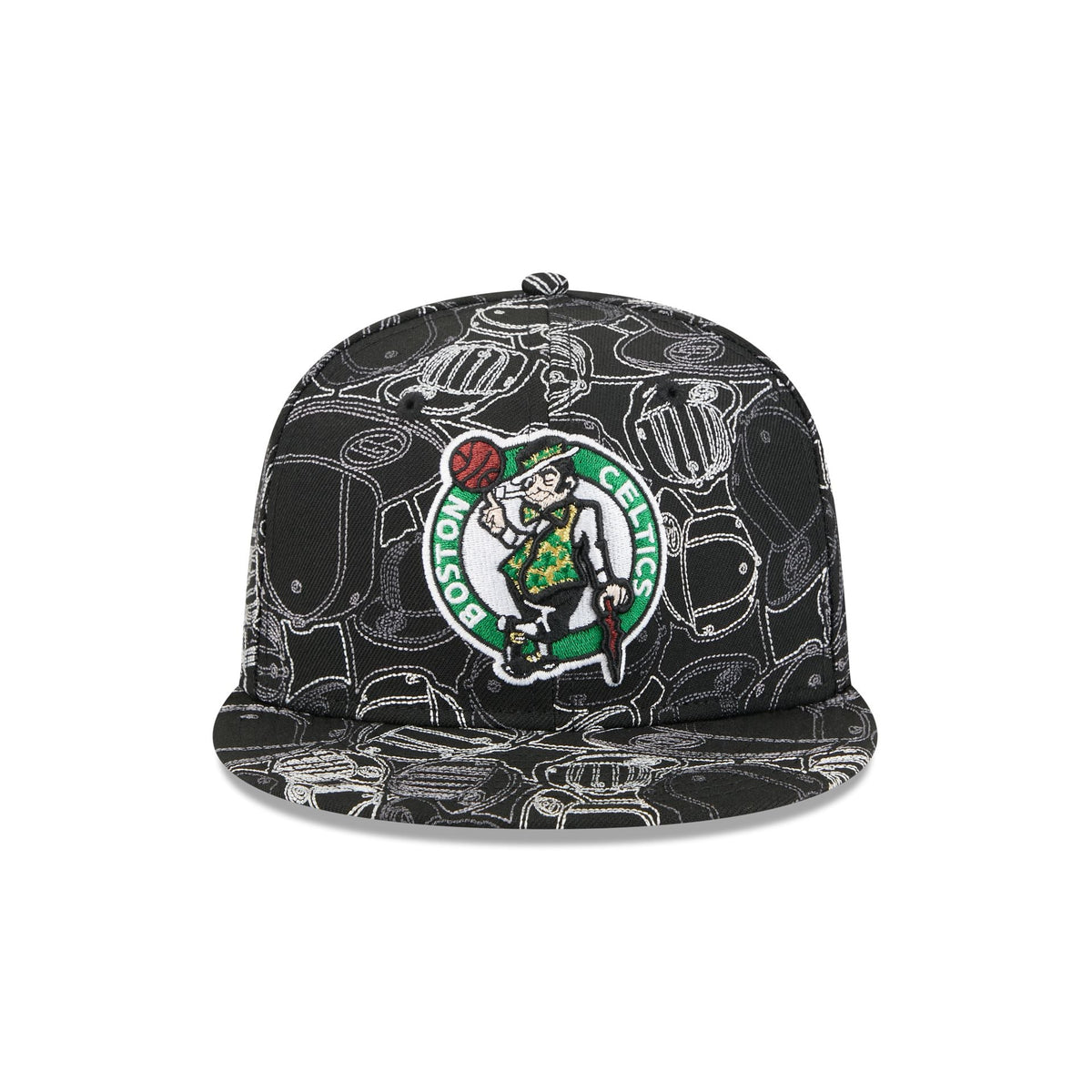 Boston Celtics Cap Scramble 59FIFTY Fitted Hat